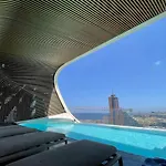 Whispering Waves At Mercury Tower With Panoramic View , 2x Pools And Gym 아파트 Saint Julian's