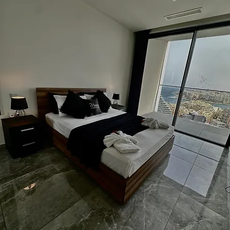 Whispering Waves At Mercury Tower With Panoramic View , 2x Pools And Gym * Saint Julian's