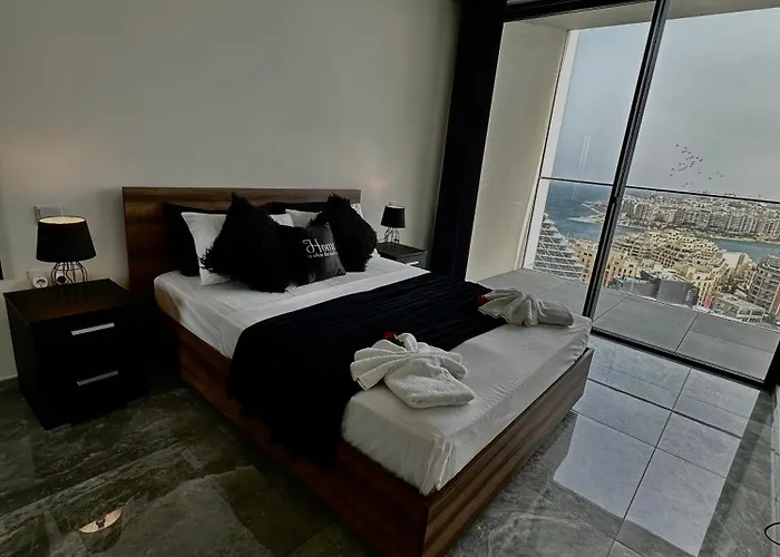 Whispering Waves At Mercury Tower With Panoramic View , 2x Pools And Gym * San Ġiljan